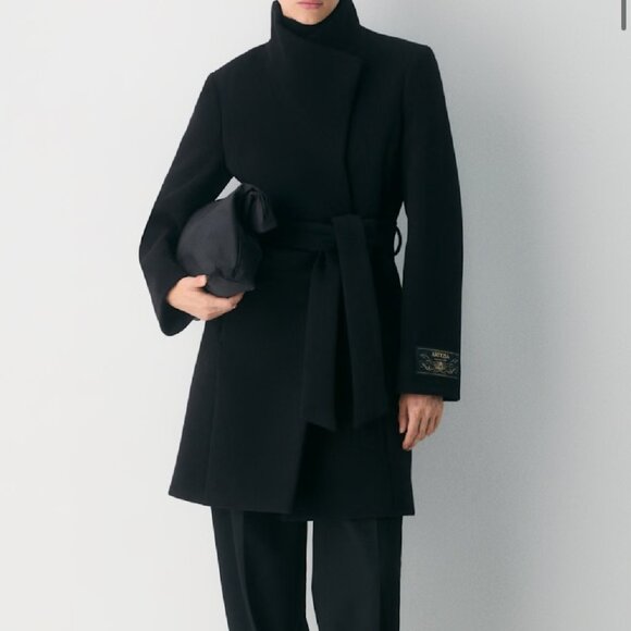 Aritzia Babaton Wool Connor Coat (black, M) - Picture 1 of 4